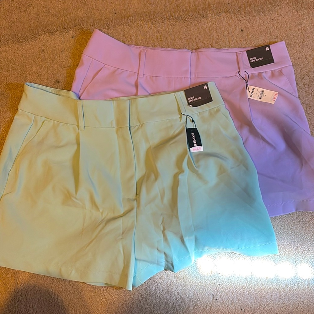 Express shorts 
SZ 14
$25 for both! 
Perfect for spring